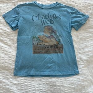 Charlotte's Web Graphic Tee, Kids Size 8